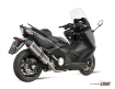 Afbeeldingen van MIVV compleet systeem met Speed Edge black steel RVS demper Yamaha T-MAX 530 '12-'16