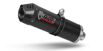 Toon details van MIVV compleet systeem met oval carbon demper Yamaha MT-09 '13-20 Afbeeldingen van MIVV compleet systeem met oval carbon demper Yamaha MT-09 '13-20