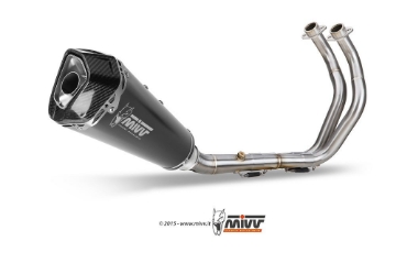 Toon details van MIVV 2-1 systeem met Delta Race Black RVS demper Yamaha MT-07 '14- (euro 3-4) Afbeeldingen van MIVV 2-1 systeem met Delta Race Black RVS demper Yamaha MT-07 '14- (euro 3-4)