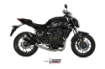 Afbeeldingen van MIVV 2-1 systeem High Up met Delta Race Black RVS demper Yamaha MT-07 '14-21