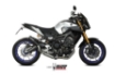 Afbeeldingen van MIVV systeem met X-M1 Black RVS demper Yamaha MT-09 '13-