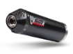 Afbeeldingen van MIVV systeem met Oval Black RVS demper en carbon cap Yamaha T-MAX 530 / 560