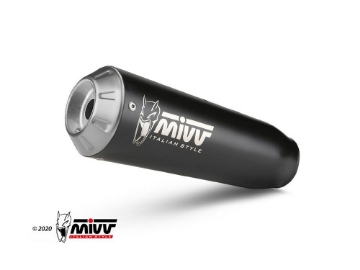 Toon details van MIVV 3-1 systeem met X-M1 Black RVS demper Yamaha MT-09 / SP '21- Afbeeldingen van MIVV 3-1 systeem met X-M1 Black RVS demper Yamaha MT-09 / SP '21-