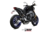 Afbeeldingen van MIVV 3-1 systeem met X-M1 Black RVS demper Yamaha MT-09 / SP '21-
