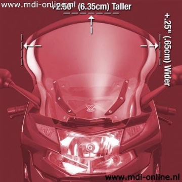 Toon details van Vervangingsruit Ztechnik VStream extra tall BMW K1200GT '06-'08 / K1300GT '09- Afbeeldingen van Vervangingsruit Ztechnik VStream extra tall BMW K1200GT '06-'08 / K1300GT '09-