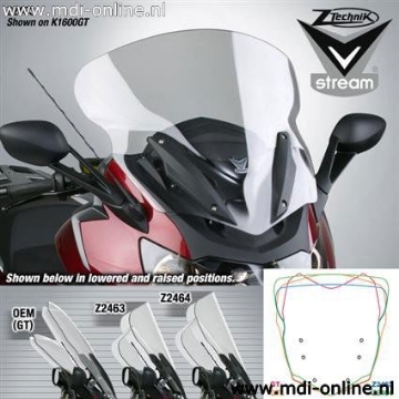 Toon details van Vervangingsruit ZTechnik VStream BMW K1600GT/GTL '11- Afbeeldingen van Vervangingsruit ZTechnik VStream BMW K1600GT/GTL '11-