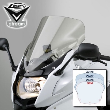 Toon details van Vervangingsruit Ztechnik VStream sport touring BMW F800GT '13- Afbeeldingen van Vervangingsruit Ztechnik VStream sport touring BMW F800GT '13-
