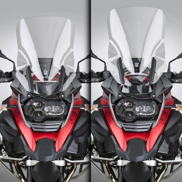 Toon details van Vervangingsruit ZTechnik Touring transparant BMW R1200/1250GS LC / ADV '13- Afbeeldingen van Vervangingsruit ZTechnik Touring transparant BMW R1200/1250GS LC / ADV '13-