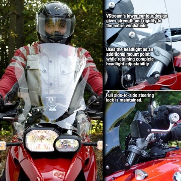 Toon details van Vervangingsruit ZTechnik tall touring transparant BMW F650/800GS '08- Afbeeldingen van Vervangingsruit ZTechnik tall touring transparant BMW F650/800GS '08-