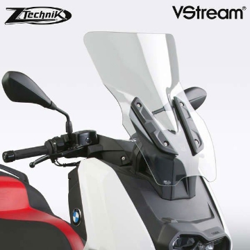Toon details van Vervangingsruit ZTechnik VStream sport / touring licht getint BMW C400X '19- Afbeeldingen van Vervangingsruit ZTechnik VStream sport / touring licht getint BMW C400X '19-