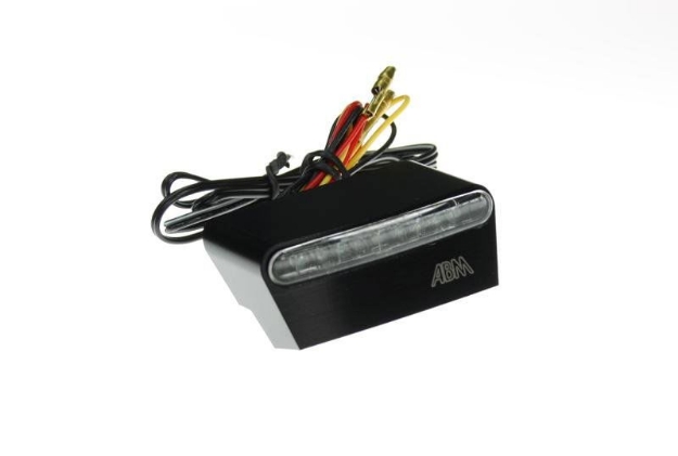 Afbeeldingen van Kentekenplaatverlichting met remlicht ABM model Doppia