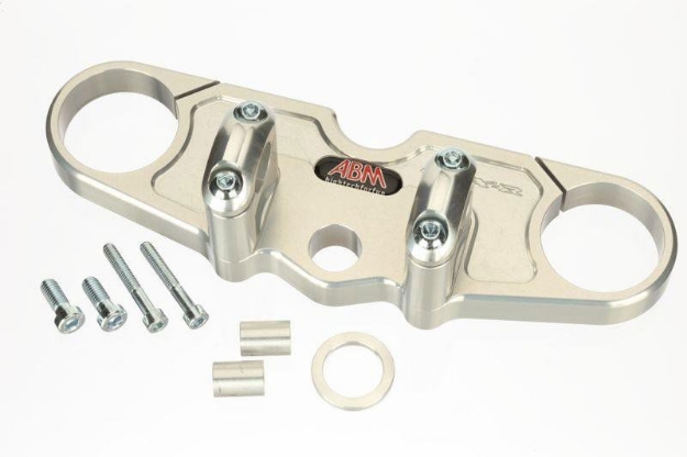 Afbeeldingen van Superbikestuurombouw kroonplaat zilver Suzuki GSXR1100 1991-1992