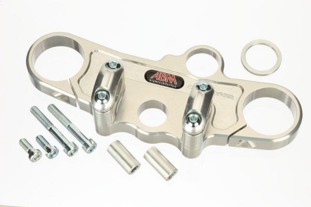 Afbeeldingen van Superbikestuurombouw kroonplaat zwart Suzuki GSX-R1000 2003-2004