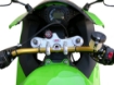 Afbeeldingen van Superbikestuurombouw kroonplaat zwart Kawasaki ZX10-R 2004-2005