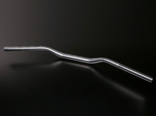 Afbeeldingen van Booster Streetbike stuur aluminium MET HANDVATVERWARMING (0439)-Zilver