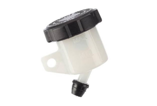 Afbeeldingen van ABM kunststof remvloeistofpotje met 45gr uitgang 15ml