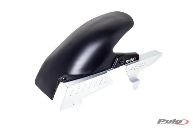 Afbeeldingen van Achterspatbord Puig mat zwart Yamaha XJR1200 '94-98 / XJR1300 '99-13 met kettingkast