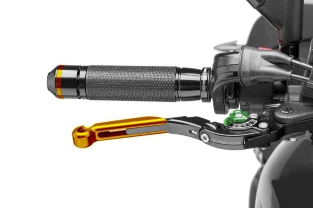 Afbeeldingen van Remhendel Puig opklapbaar/uitschuifbaar goud/groen/zwart