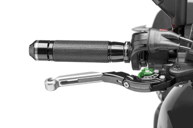 Afbeeldingen van Remhendel Puig opklapbaar/uitschuifbaar zilver/groen/zwart