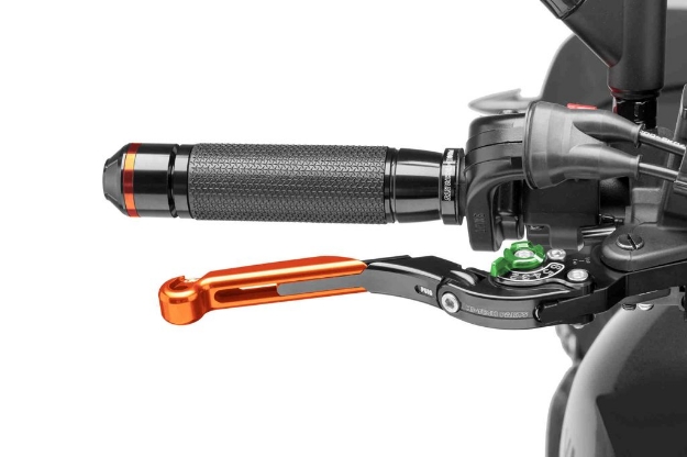 Afbeeldingen van Remhendel Puig opklapbaar/uitschuifbaar zwart/groen/oranje