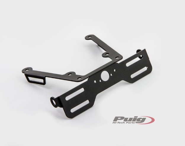 Afbeeldingen van Kentekenplaathouder Puig Kawasaki Z1000 / Z750 (S) / ZX6-R