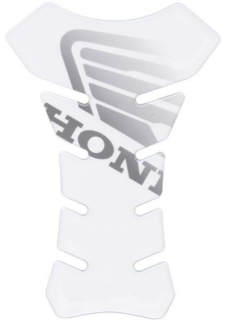 Afbeeldingen van Tankpad transparant met Honda logo zwart