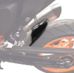 Afbeeldingen van Achterspatbord verlenger mat zwart voor het originele spatbord KTM 125/390 Duke '17-21