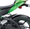 Afbeeldingen van Achterspatbord verlenger mat zwart voor het originele spatbord Kawasaki ZX10-R '16-