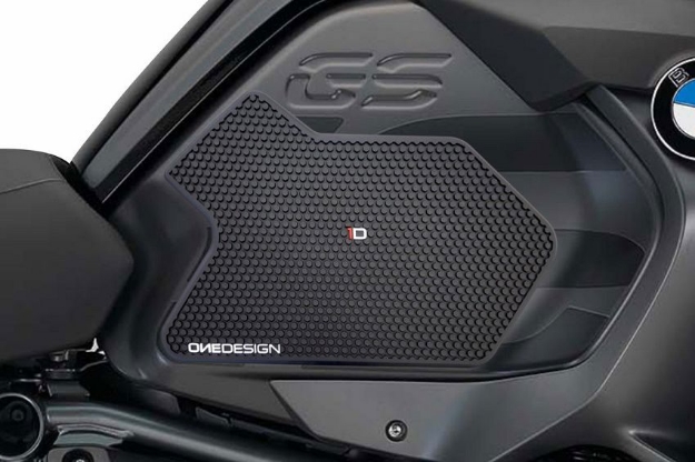 Afbeeldingen van Tank protector/grip stickers zwart Puig BMW R1200GS Adventure ’14-‘18