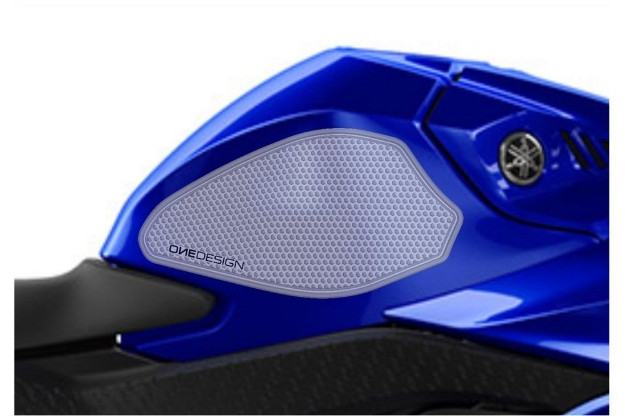 Afbeeldingen van Tank protector/grip stickers transparant Puig Yamaha R3 '19-