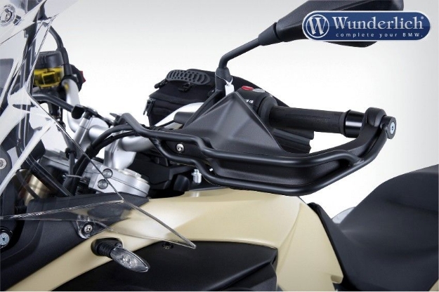Afbeeldingen van Hand protector bar BMW F800GS Adventure '13-- black Wunderlich