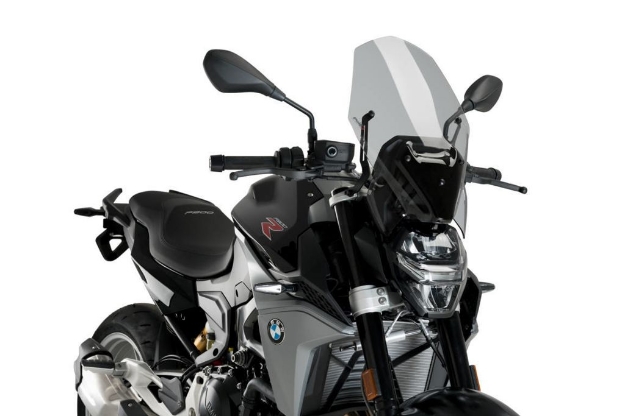Afbeeldingen van Vervangingsruit naked bike Puig BMW F900R '20- (voor model zonder originele steun) licht getint