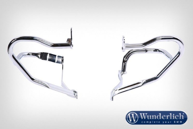 Afbeeldingen van Engine protection bar BMW R1200RT LC '14- chromed Wunderlich