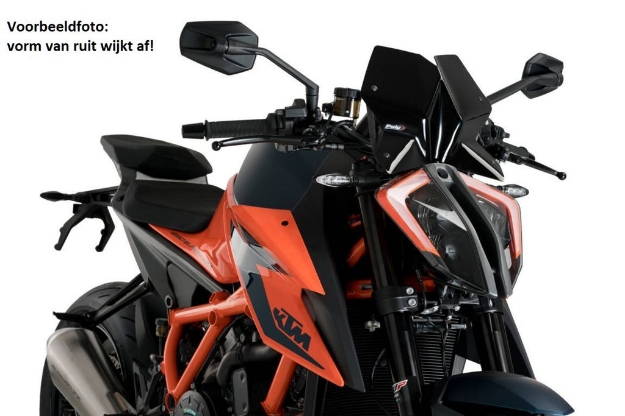 Afbeeldingen van Vervangingsruit naked bike Touring Puig KTM 1290 Superduke R '20- -zwart