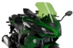 Afbeeldingen van Vervangingsruit jetstream groen Puig Kawasaki Z1000SX '11-