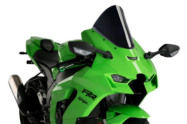 Afbeeldingen van Vervangingsruit R-Racer Puig Kawasaki ZX-10RR '21- -zwart