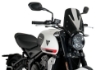 Afbeeldingen van Windscherm Puig model New Generation Triumph Trident 660 '21- zwart