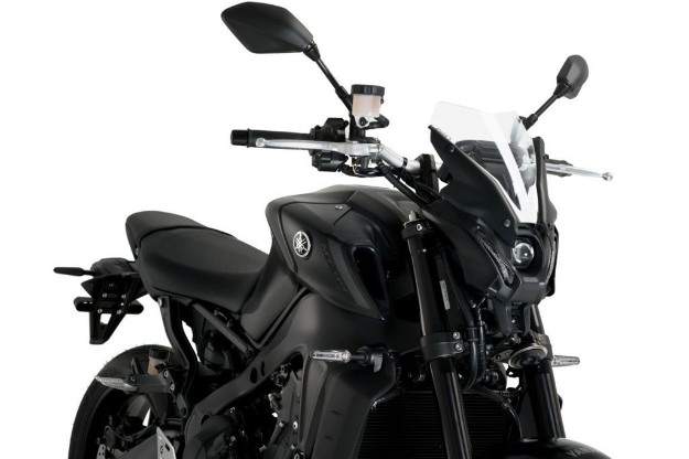 Afbeeldingen van Vervangingsruit naked bike Sport Puig Yamaha MT-09 '21-23 transparant
