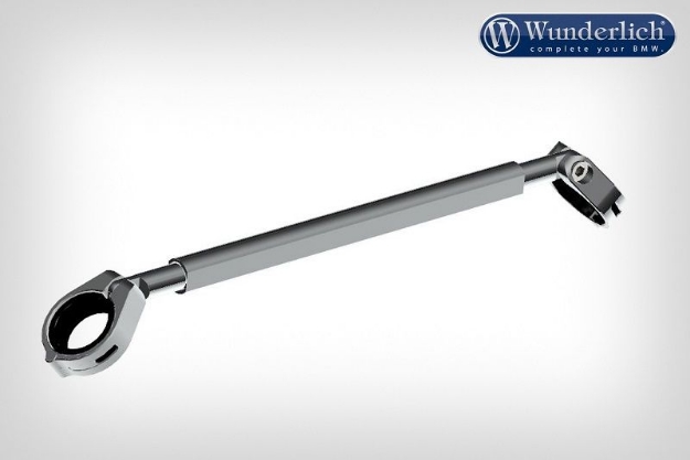 Afbeeldingen van Handlebar cross-strut diverse BMW modellen - silver Wunderlich