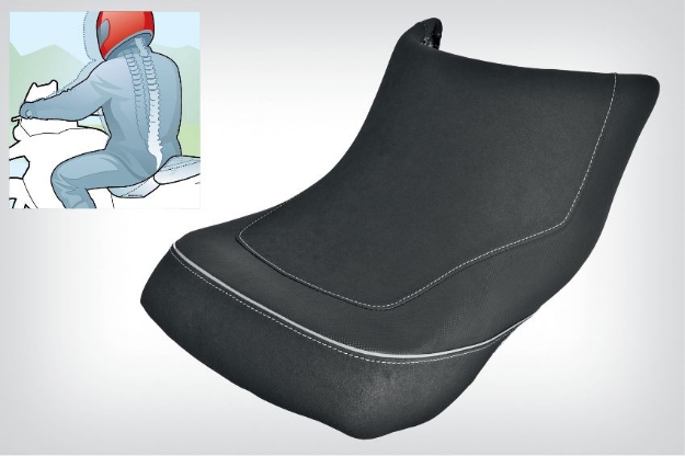 Afbeeldingen van Rider seat AKTIVKOMFORT low BMW R1200GS/Adventure - black Wunderlich