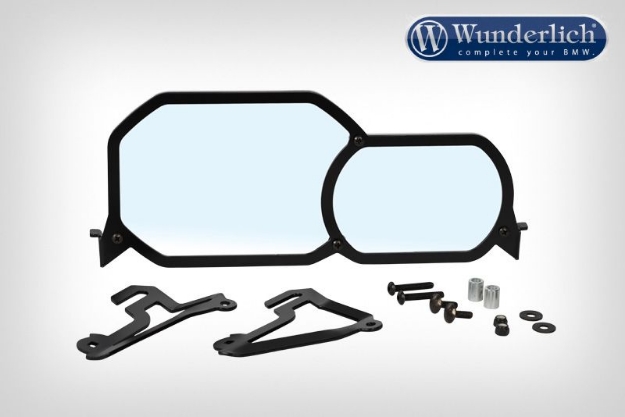 Afbeeldingen van Headlight protector clear protect foldable diverse BMW modellen - clear Wunderlich