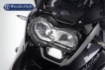 Afbeeldingen van Foldable headlight protector clear BMW R1200GS LC/ Adventure - black Wunderlich