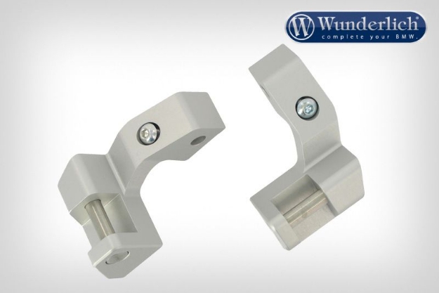 Afbeeldingen van ERGO footrest lowering passenger BMW R1200RT LC - silver Wunderlich