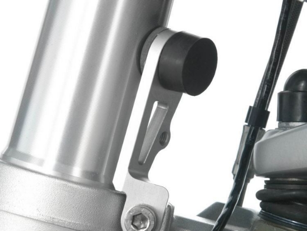 Afbeeldingen van Steering stops BMW R1200R '11-'14 - silver Wunderlich