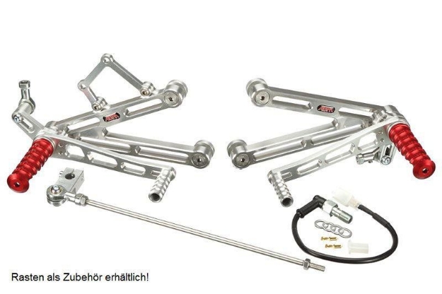 Afbeeldingen van Rem/schakelset ABM model Classico Honda CBR900RR 1996-1997