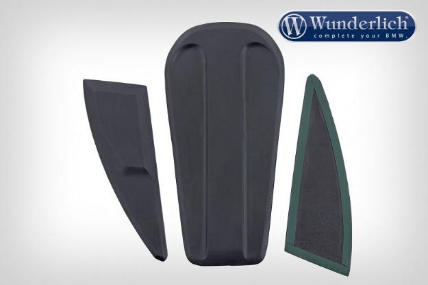 Afbeeldingen van Tank pad set BMW K1600GT/GTL '17-- black Wunderlich