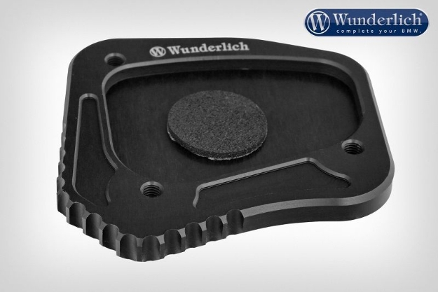 Afbeeldingen van Side stand enlarger BMW K1600GT/GTL '16-- black Wunderlich