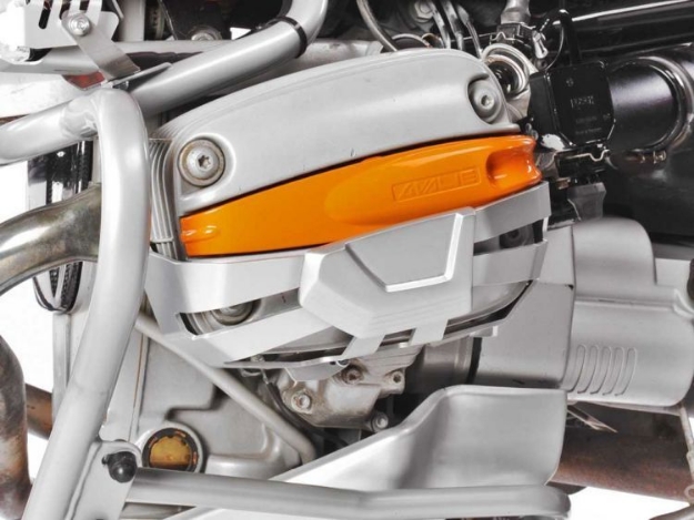 Afbeeldingen van Valve cover & cylinder protectors left + right diverse BMW modellen - silver Wunderlich