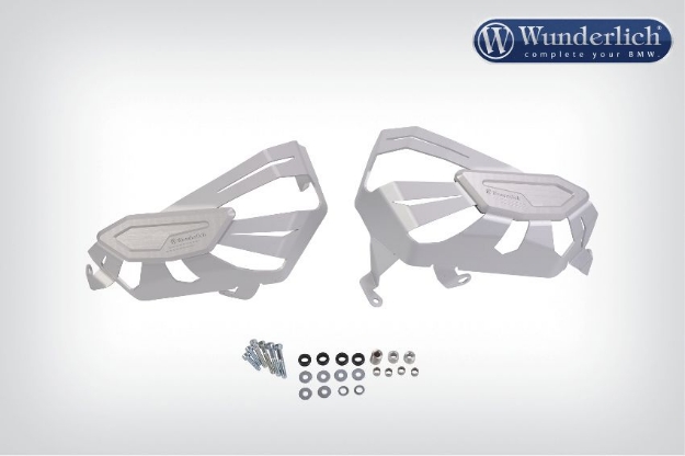 Afbeeldingen van Valve cover & cylinder protectors Extrema - silver Wunderlich