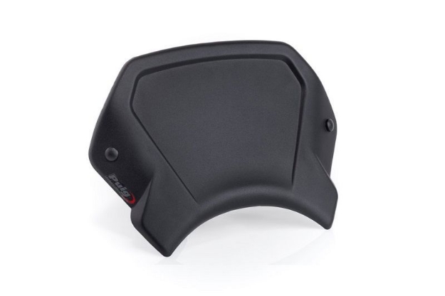 Afbeeldingen van Front Plate aluminium zwart Puig universeel (vorkpootmontage)